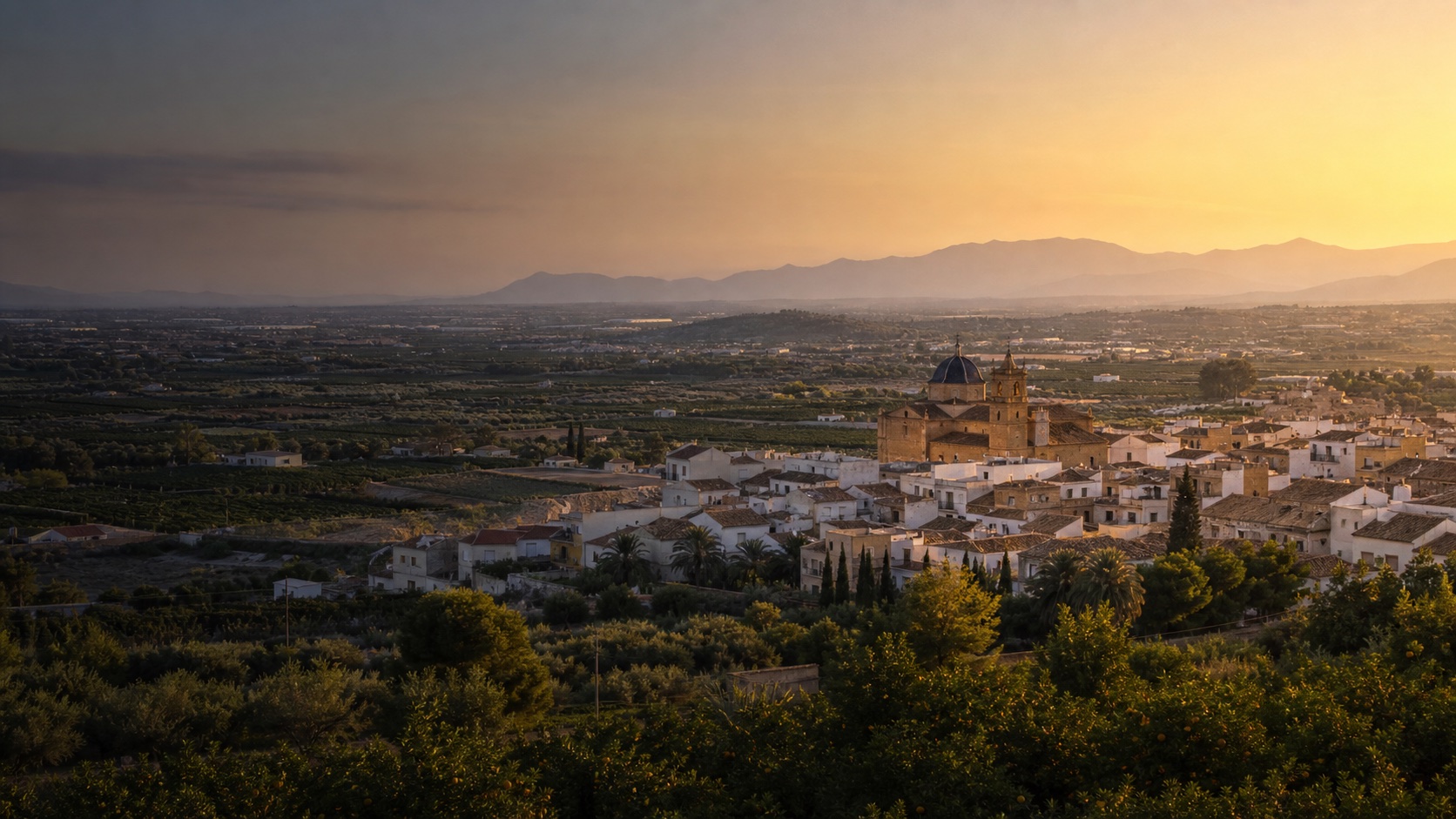 Benijófar, huerta del Segura y viviendas mediterráneas