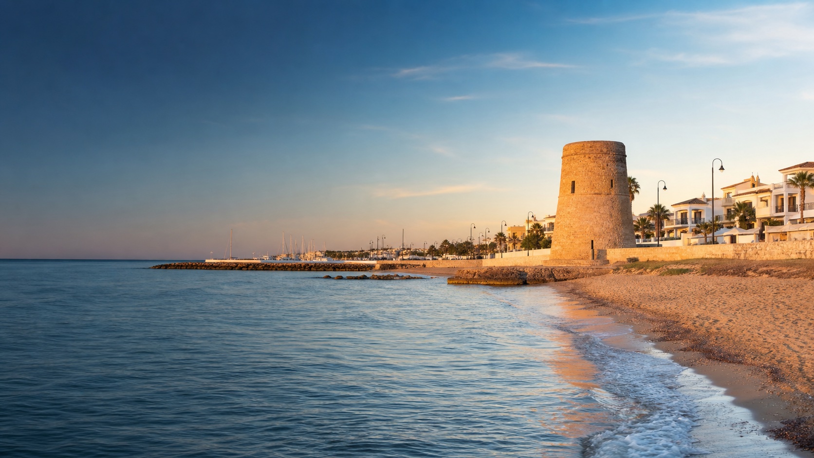 Playa de Las Higuericas y costa de Torre de la Horadada en Pilar de la Horadada