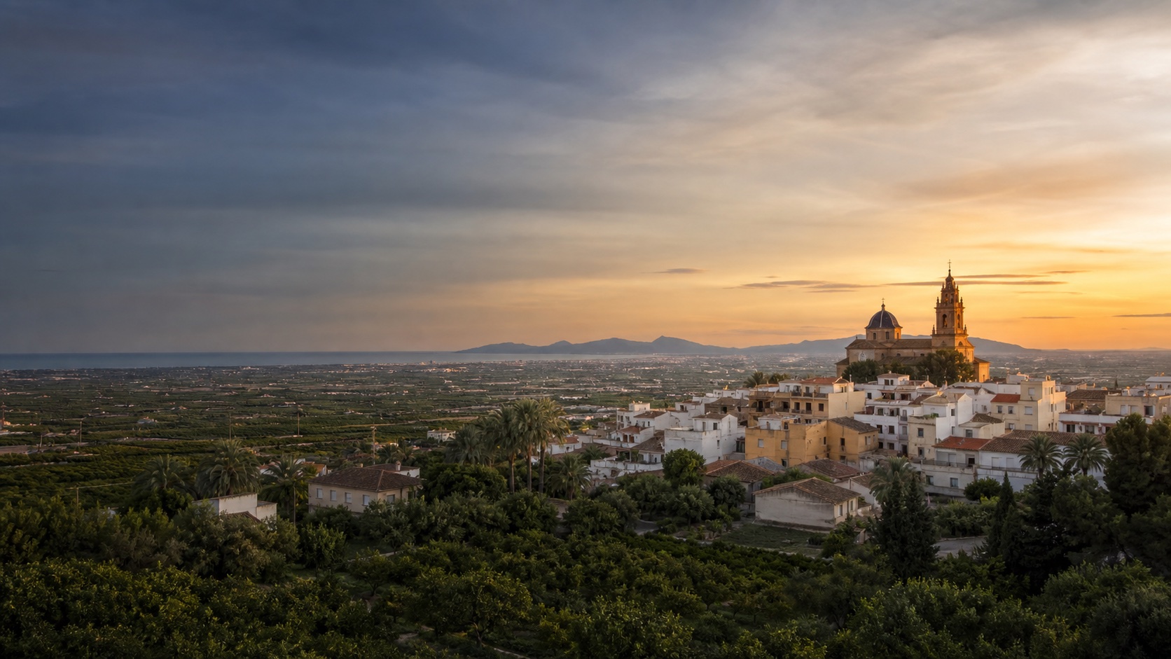 San Fulgencio, campos de la Vega Baja y paisaje residencial de La Marina