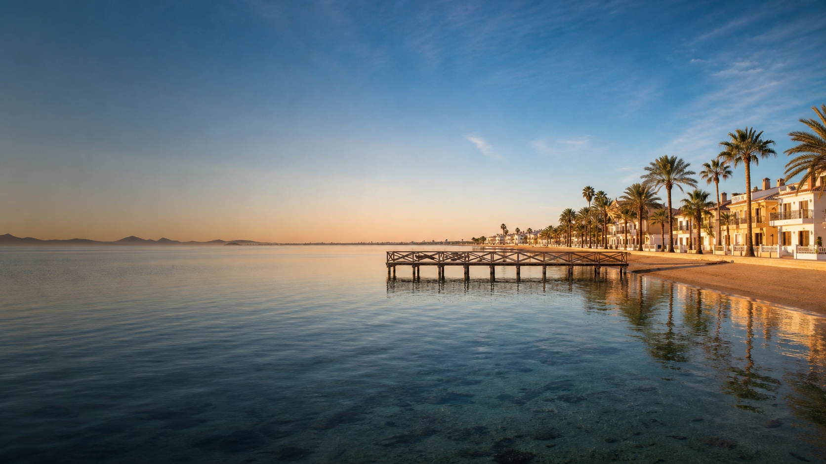 Litoral de San Javier junto a Santiago de la Ribera y playa del Mar Menor
