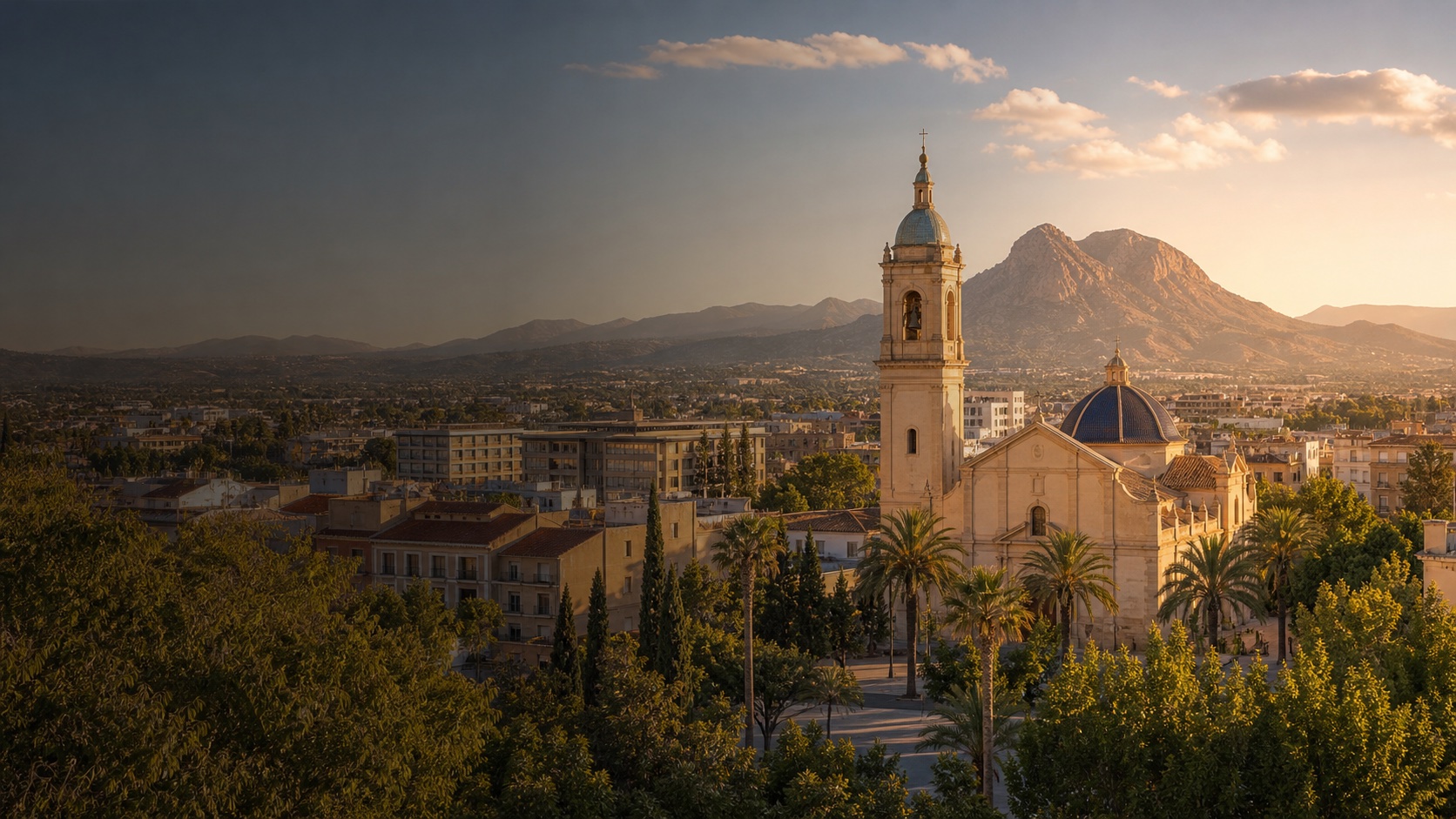 Centro de Sant Vicent del Raspeig y entorno de la Universidad de Alicante